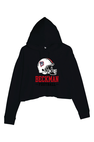 Beckman Patriots Ladies' Cropped Fleece Hoodie - Lifestyle 3