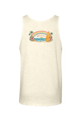 It's All Love Beach Unisex Jersey Tank