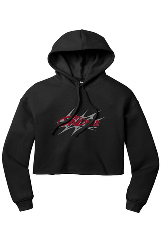 SAC Women’s Sponge Fleece Cropped Fleece Hoodie - Lifestyle GoDons Edition