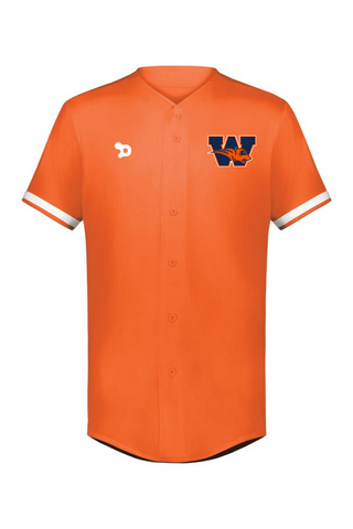 Wakeland Adult Full Button Baseball Jersey