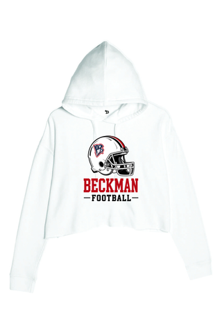 Beckman Patriots Ladies' Cropped Fleece Hoodie - Lifestyle 3