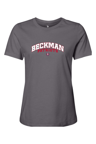 Beckman Patriots Women’s Relaxed Jersey Short Sleeve Tee - Lifestyle 8