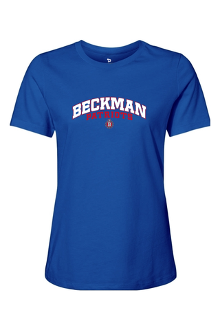 Beckman Patriots Women’s Relaxed Jersey Short Sleeve Tee - Lifestyle 8