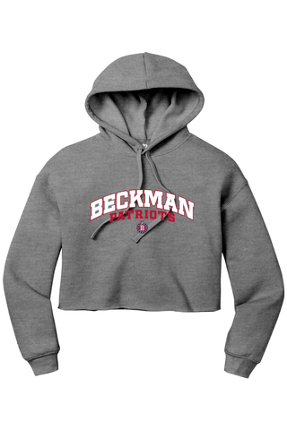 Beckman Patriots Women’s Sponge Fleece Cropped Fleece Hoodie - Lifestyle 8