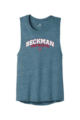 Beckman Patriots Women's Flowy Muscle Tank - Lifestyle 8
