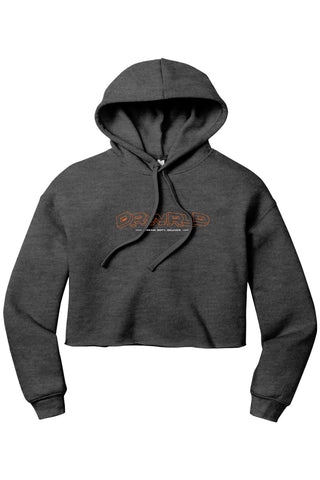 Free D Women’s Sponge Fleece Cropped Fleece Hoodie - Lifestyle