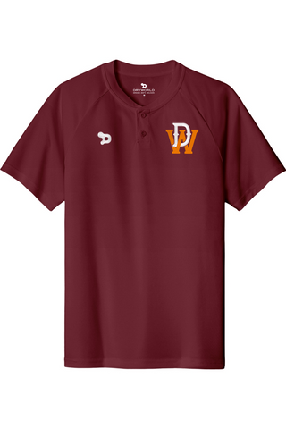 DW Baseball 2-Button Henley