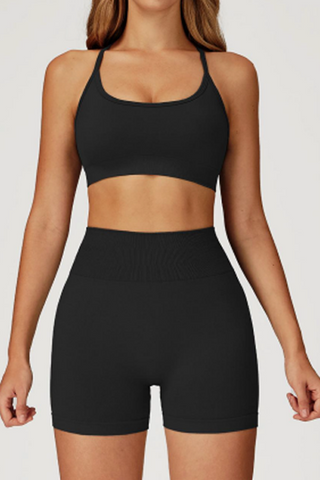 KIKA Luxe Short and Sports Bra Set