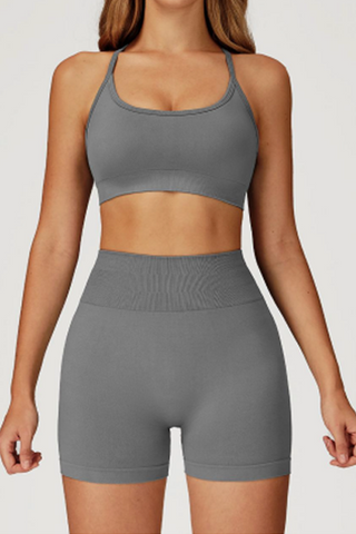 KIKA Luxe Short and Sports Bra Set