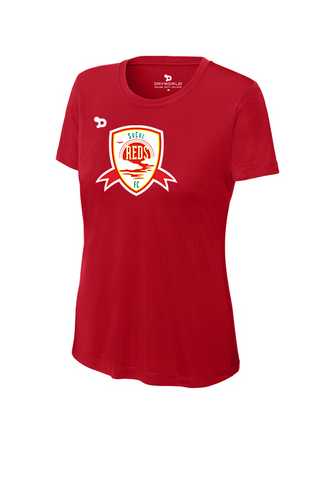 So Cal Reds Flag Football Coolmax Tee Womens