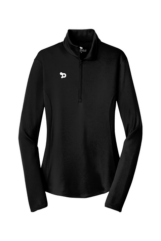Team D Womens 1/4-Zip Pullover