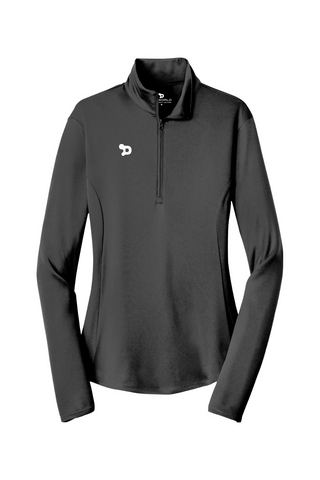 Team D Womens 1/4-Zip Pullover