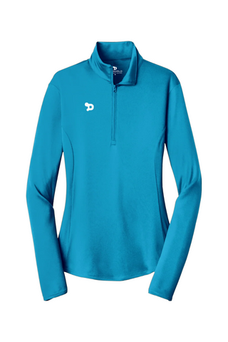 Team D Womens 1/4-Zip Pullover