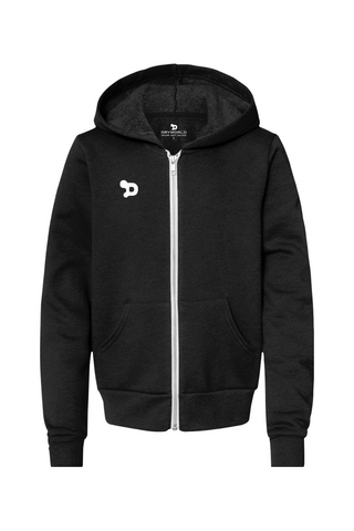Team D Fleece Zip-Up Youth Hoodie
