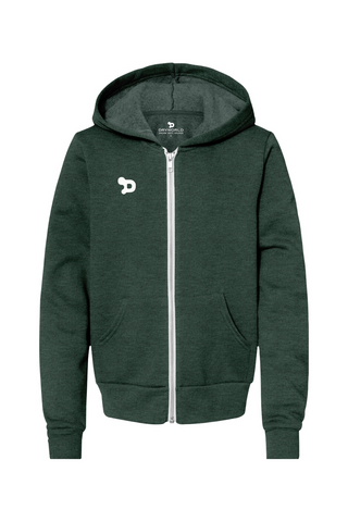 Team D Fleece Zip-Up Youth Hoodie