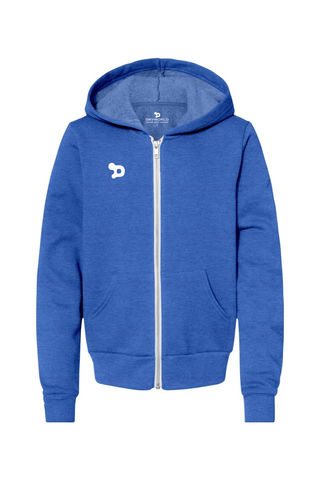 Team D Fleece Zip-Up Youth Hoodie
