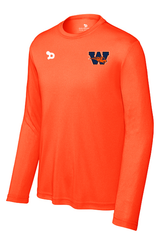 Wakeland Team D Youth Long Sleeve Performance Tee