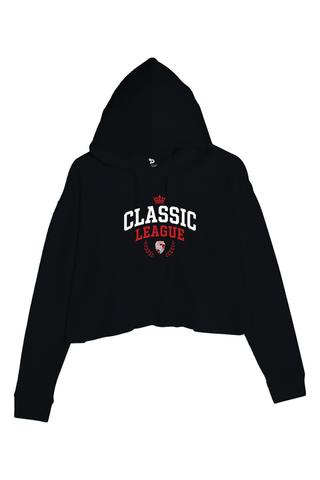 Classic League Ladies' Cropped Fleece Hoodie - Lifestyle ROYAL ATHLETIC