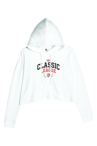 Classic League Ladies' Cropped Fleece Hoodie - Lifestyle ROYAL ATHLETIC