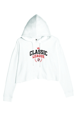 Classic League Ladies' Cropped Fleece Hoodie - Lifestyle ROYAL ATHLETIC