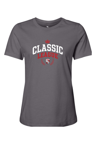 Classic League Women’s Relaxed Jersey Short Sleeve Tee - Lifestyle ROYAL ATHLETIC