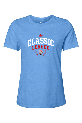 Classic League Women’s Relaxed Jersey Short Sleeve Tee - Lifestyle ROYAL ATHLETIC