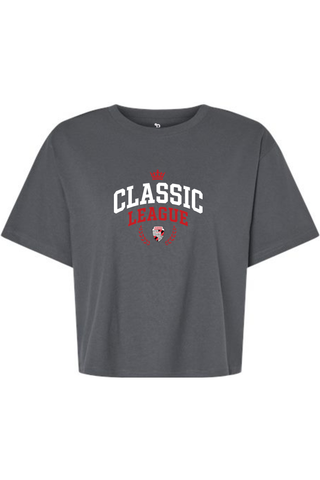 Classic League Women's Fine Jersey Boxy Tee - Lifestyle ROYAL ATHLETIC