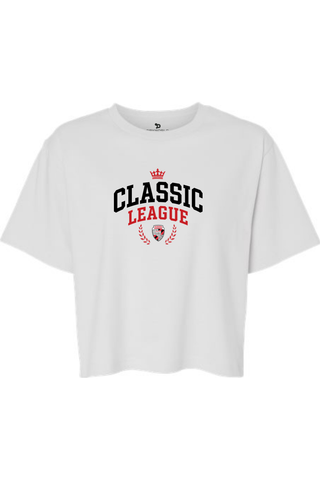 Classic League Women's Fine Jersey Boxy Tee - Lifestyle ROYAL ATHLETIC