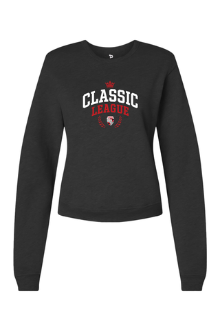 Classic League Women's Sponge Fleece Classic Crewneck Sweatshirt - Lifestyle ROYAL ATHLETIC