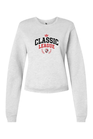 Classic League Women's Sponge Fleece Classic Crewneck Sweatshirt - Lifestyle ROYAL ATHLETIC