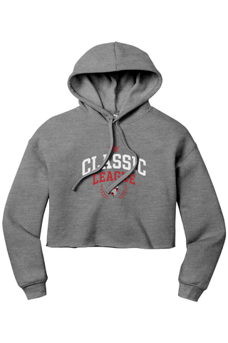 Classic League Women’s Sponge Fleece Cropped Fleece Hoodie - Lifestyle ROYAL ATHLETIC