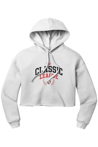 Classic League Women’s Sponge Fleece Cropped Fleece Hoodie - Lifestyle ROYAL ATHLETIC
