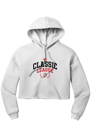 Classic League Women’s Sponge Fleece Cropped Fleece Hoodie - Lifestyle ROYAL ATHLETIC