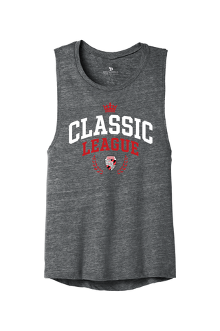 Classic League Women's Flowy Muscle Tank - Lifestyle ROYAL ATHLETIC