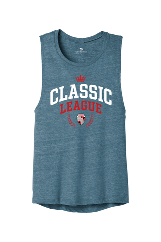 Classic League Women's Flowy Muscle Tank - Lifestyle ROYAL ATHLETIC