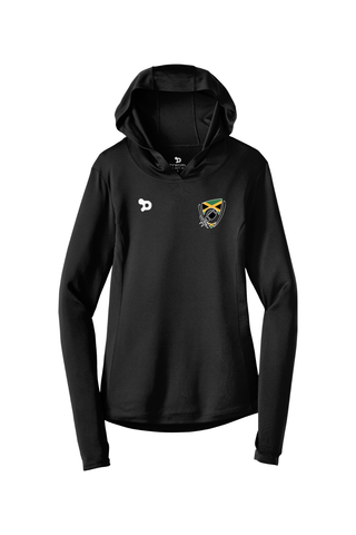 Flag Football Jamaica Ladies PosiCharge Competitor Hooded Pullover