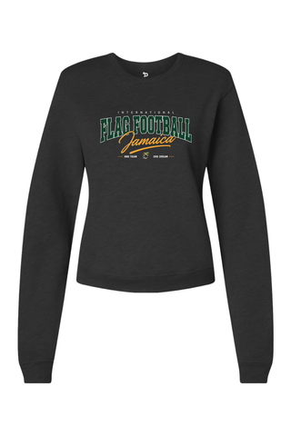 Flag Football Jamaica Women's Sponge Fleece Classic Crewneck Sweatshirt - Lifestyle
