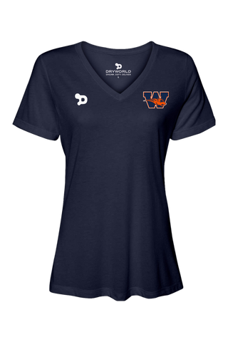 Wakeland Team D Womens V-Neck T-Shirt