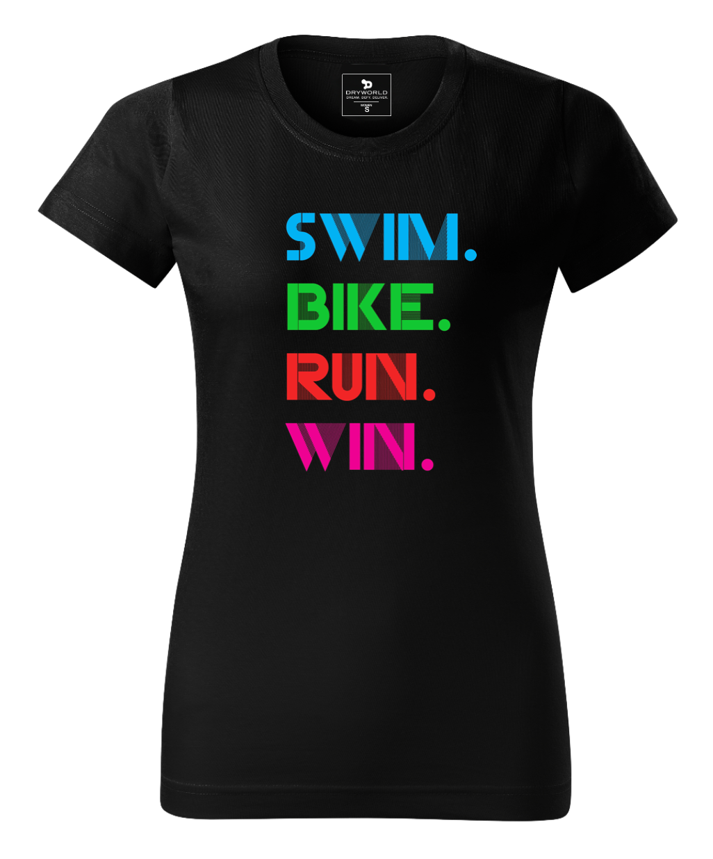 Swim Bike Run Win Tee - Women's