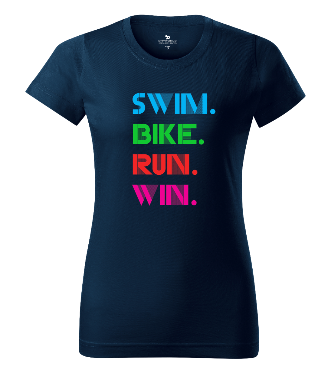 Swim Bike Run Win Tee - Women's